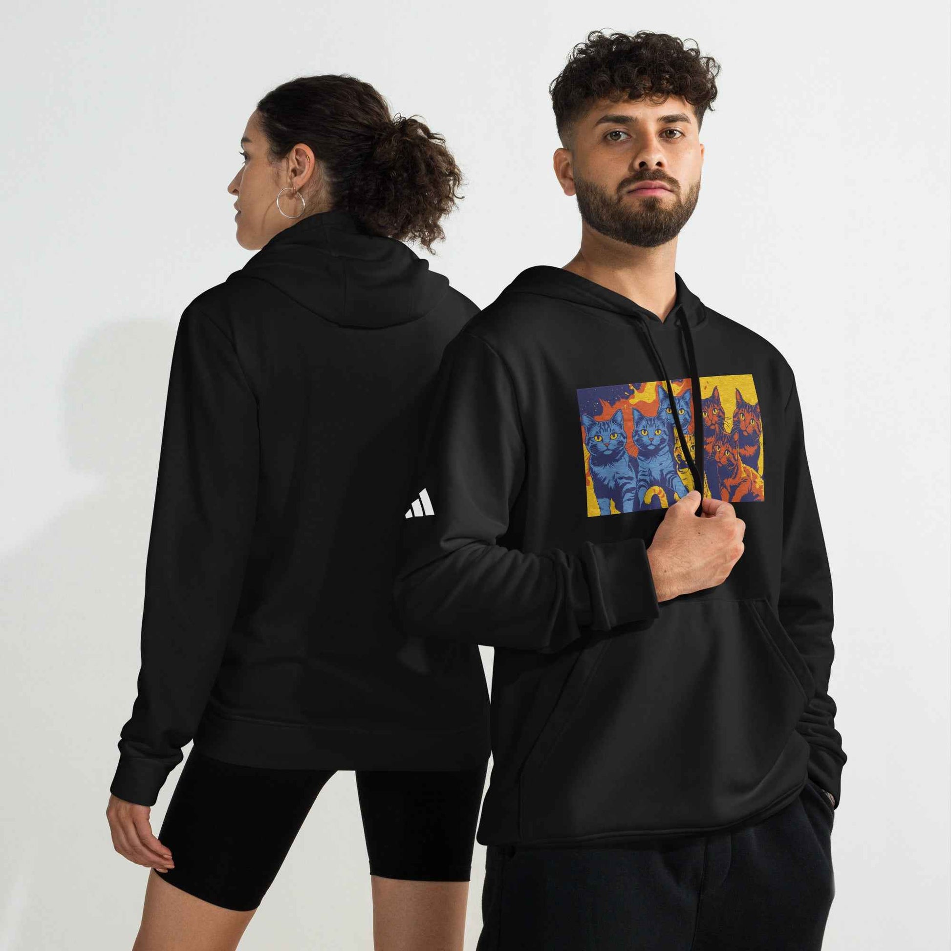 Adidas Cotton Unisex Hoodie - Comfort and Style for Everyone